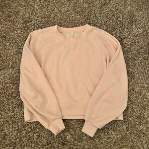 Lululemon Softstreme Perfectly Oversized Cropped Crew Size 12